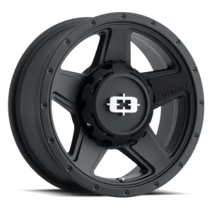 Vision Wheel HD – 390 EMPIRE – Black – 16″x6″ 0mm – All weather Wheels – 390VT6683SB0